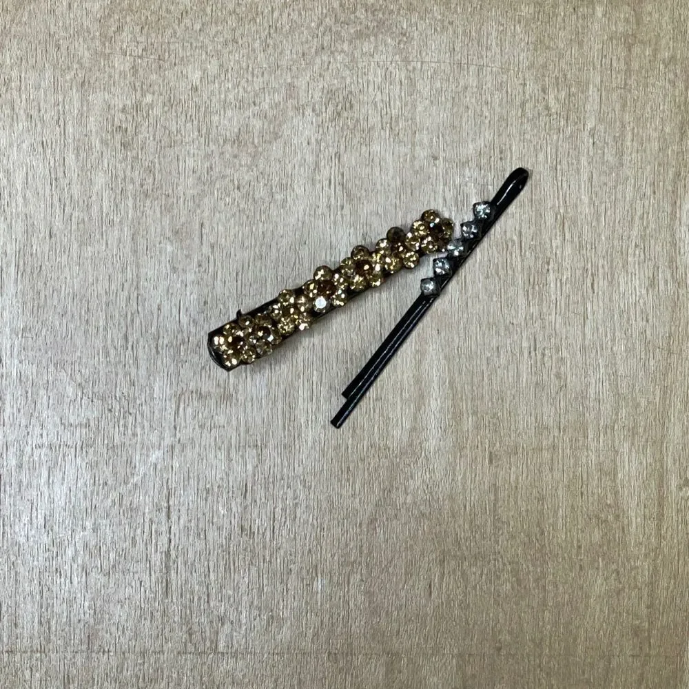 Vintage 90’s rhinestone hair clip and pin - Picture 10 of 10